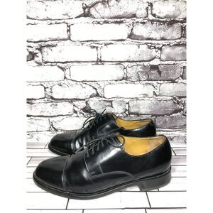Cole Haan Air Black Leather Cap Toe Oxfords Lace Up Dress Shoes Men 11M US/44EU